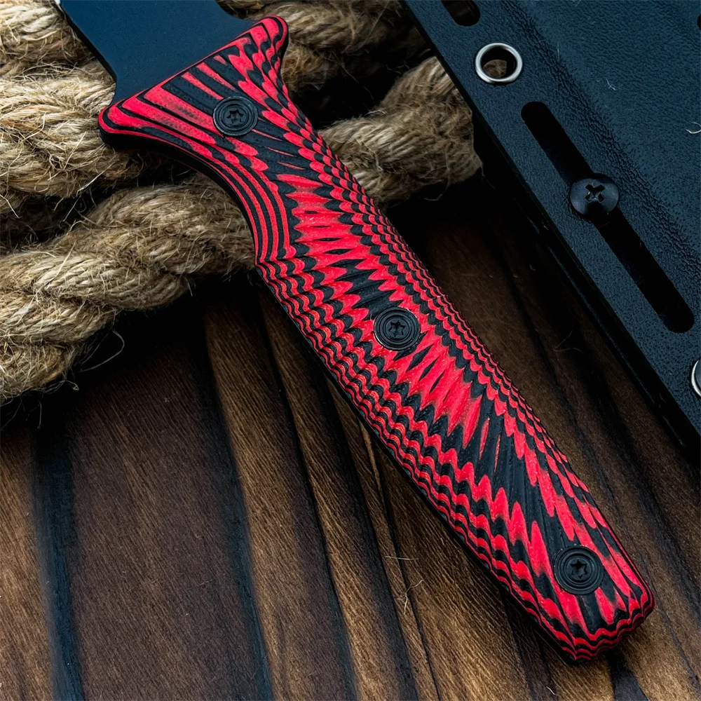 D2 Steel Utility Knives Outdoo - Bushcraft Knife Fixed 评论和价格