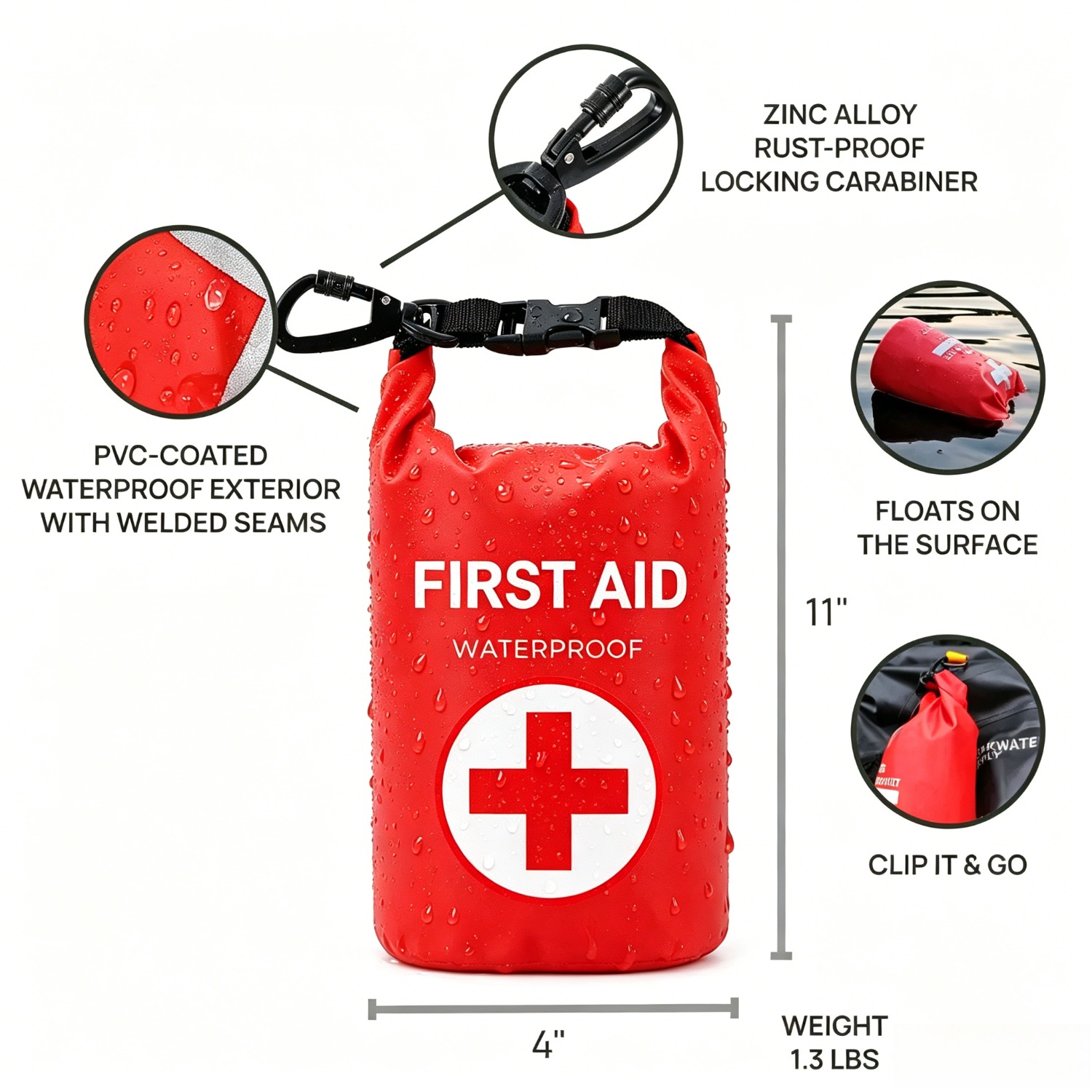 2L Waterproof First Aid Bag Ro - Bivy Bag Emergency 评论和价格