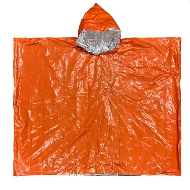 Emergency Poncho 4 Pcs,Film Th - Survival Blanket Reflective 评论和价格