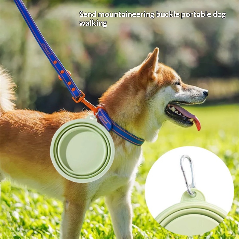 Silicone Dog Food Water Bowl C - Water Bag Collapsible 评论和价格
