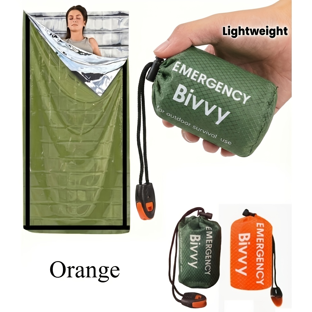 3Pcs Emergency Sleeping Bag Ki - Bivy Bag Emergency 评论和价格