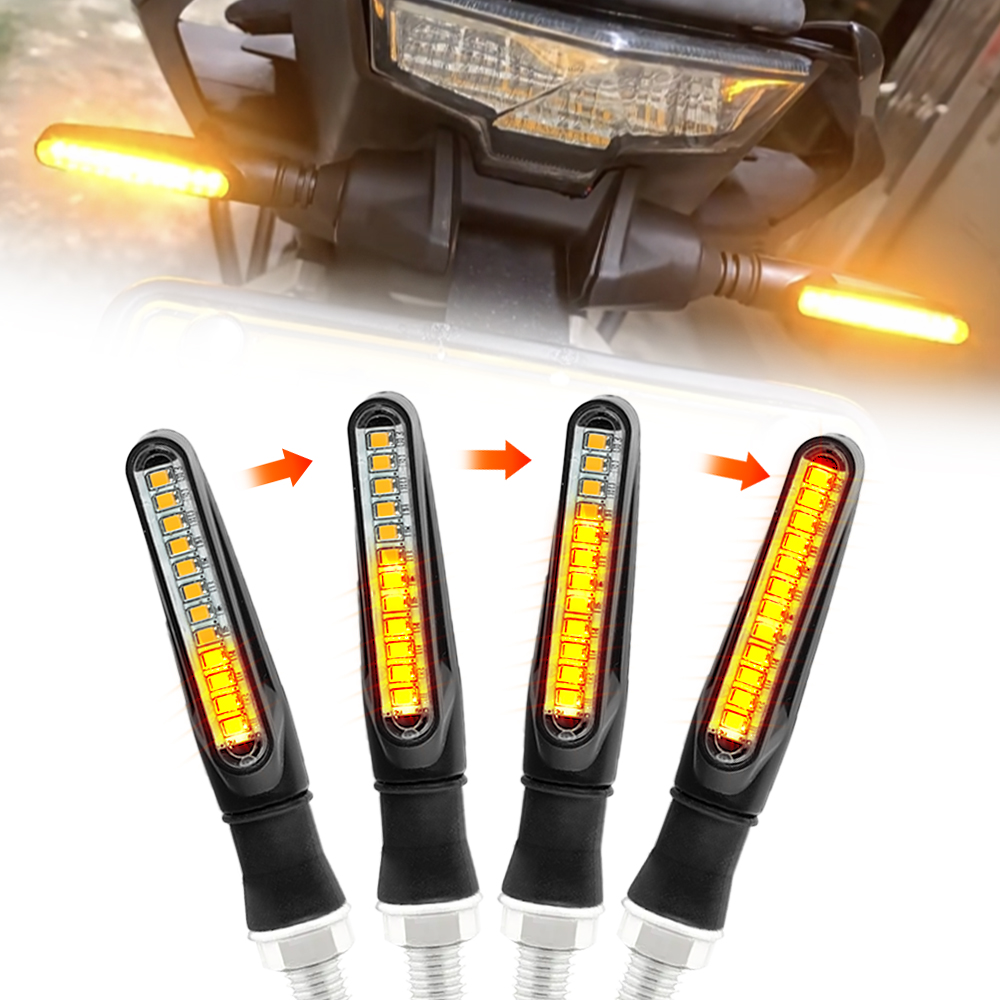 Motorcycle Led Turn Signals Di - Sos Light Strobe 评论和价格