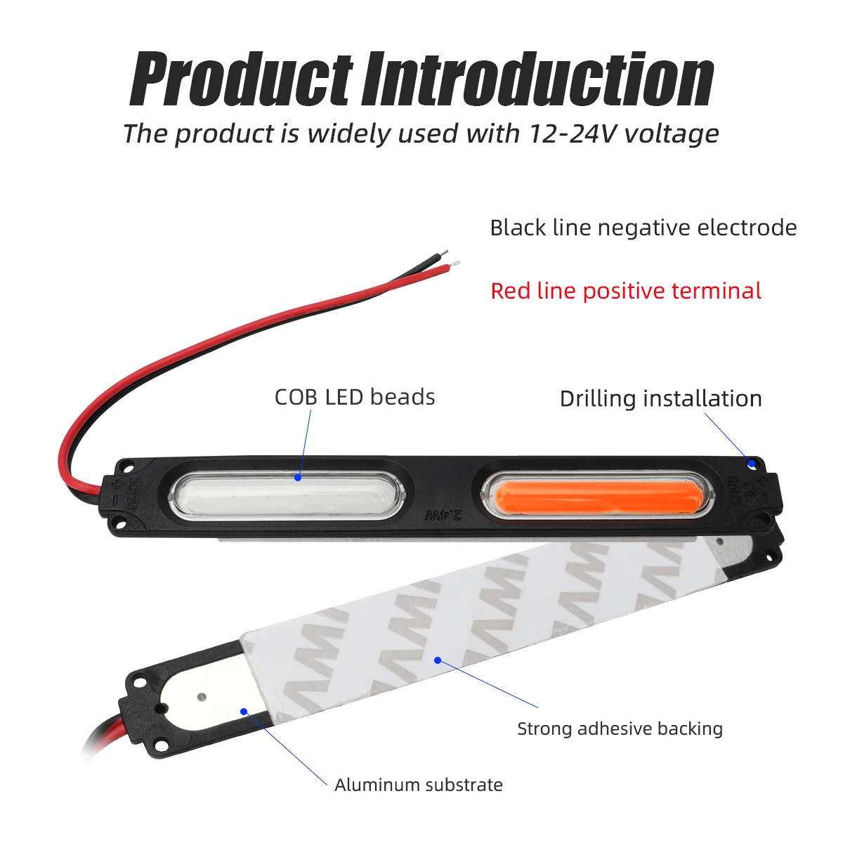 Red Blue Flashing Dual Light L - Sos Light Strobe 评论和价格