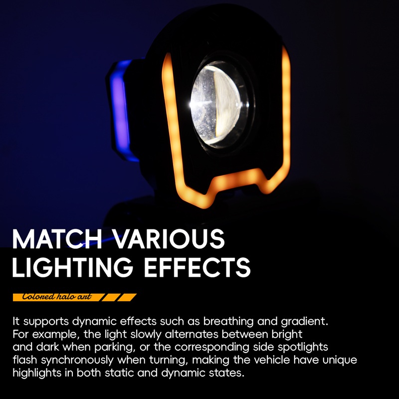 4inch Motorcycle LED Spotlight - Sos Light Strobe 评论和价格